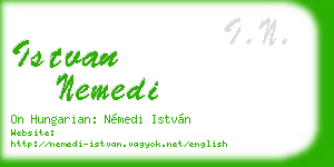 istvan nemedi business card