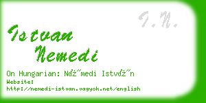 istvan nemedi business card